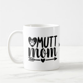 Caneca De Café Cachorro Personalizável | Mutt Mãe Mug |