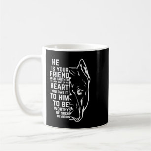 Caneca De Café Cachorro Pitbull, Inspiração para a Devoção do