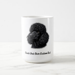 Caneca De Café Cachorro Poodle Crie Seu Próprio Texto Personaliza