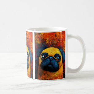Caneca De Café Cachorro Portraje Café Mug