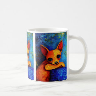 Caneca De Café Cachorro Portraje Café Mug