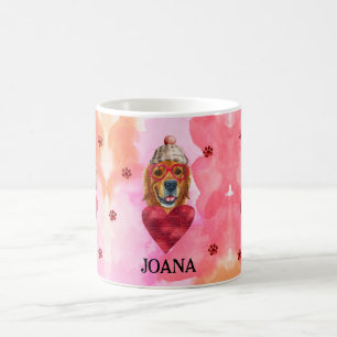 Caneca De Café Cachorro Presente Dia dos Namorados Retriever Dour