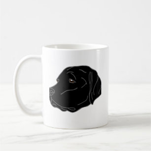 Caneca De Café Cachorro Preto Mamã