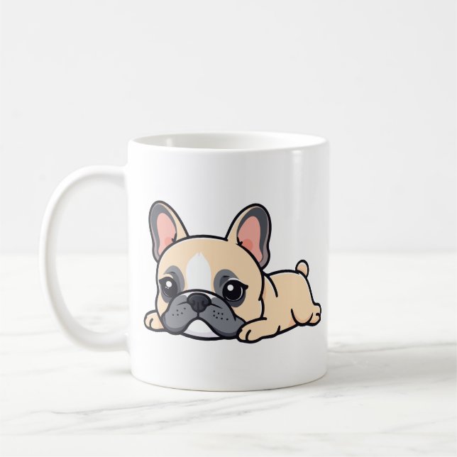 Caneca De Café Cachorro pug (Esquerda)