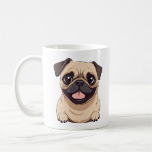Caneca De Café Cachorro pug