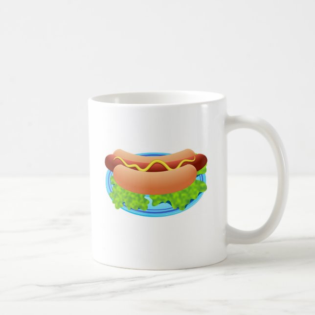 Caneca De Café Cachorro quente (Direita)
