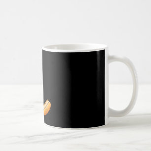 Caneca De Café Cachorro quente engraçado saltando para dentro do 