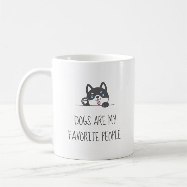 Caneca De Café Cachorro Rouco Cachorro Correto acima da Cotação (Esquerda)
