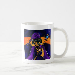 CANECA DE CAFÉ CACHORRO SALSICHA FEITICEIRO