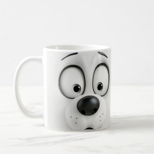 Caneca De Café Cachorro Sarcasiano Face 3D