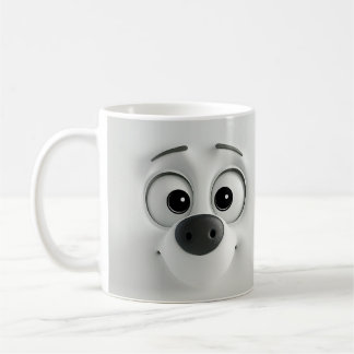 Caneca De Café Cachorro Sarcasiano Face 3D