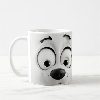 Caneca De Café Cachorro Sarcasiano Face 3D