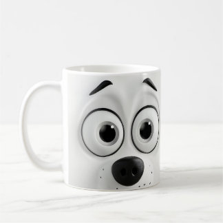 Caneca De Café Cachorro Sarcasiano Face 3D