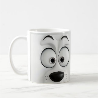 Caneca De Café Cachorro Sarcasiano Face 3D