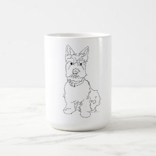 Caneca De Café Cachorro Scottie