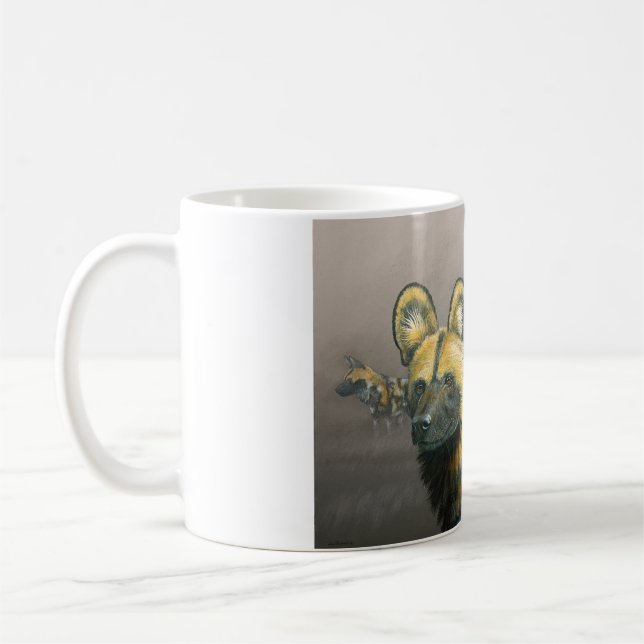 Caneca De Café Cachorro Selvagem (Esquerda)