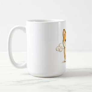 Caneca De Café Cachorro Shiba Inu Fuji Pincel Japonês