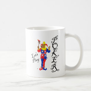 Caneca De Café Cachorro Terrier de Sorte no Poker