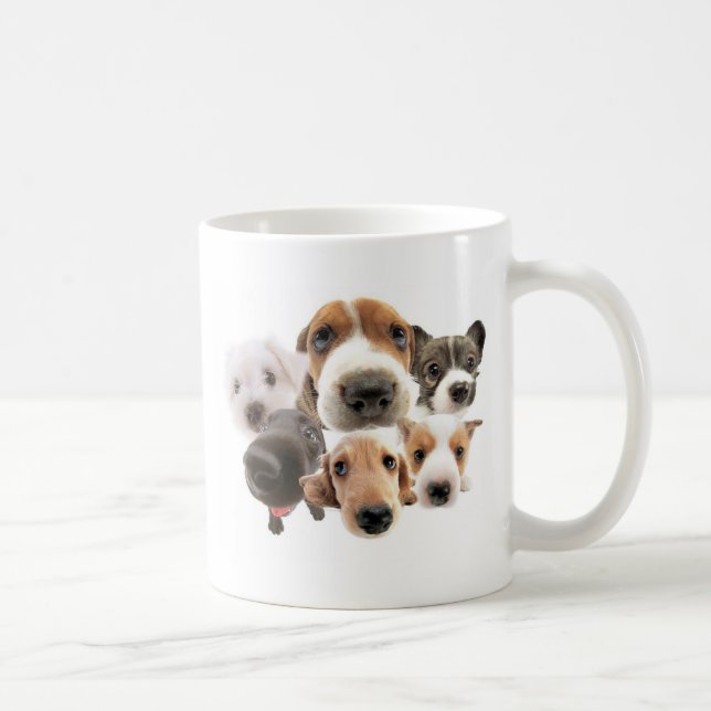 Caneca De Café Cachorros (Direita)