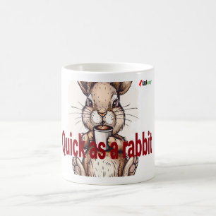 Caneca De Café Cachorros de Hoppy: Mug de Lover de Coelho Adoráve