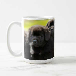 Caneca De Café Cachorros de Terra Nova/Caça de Imagens Personaliz