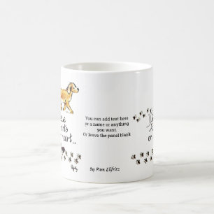 Caneca De Café Cachorros Deixam Pawprint no nosso Coração