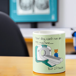 Caneca De Café Cachorros Sagrados não conseguem ressonância magné