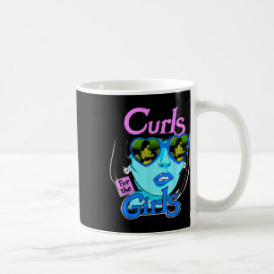 Caneca De Café Cachos Engraçados Para Meninas Levantamento de Pes