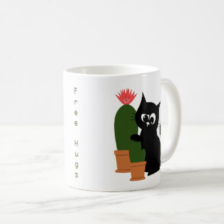 Caneca De Café Cacto de Abraços Grátis Engraçado com Texto Person