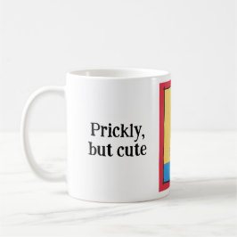 Caneca De Café Cacto de bola vermelha, picante mas fofo, personal