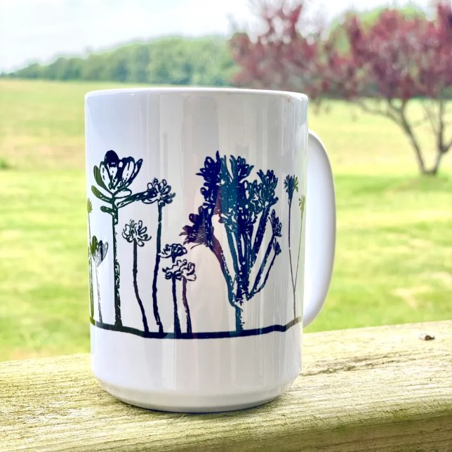 Caneca de Café Cacto Minimalista (Criador carregado)