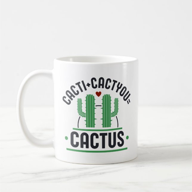 Caneca De Café Cactos Cacto Cactus (Esquerda)