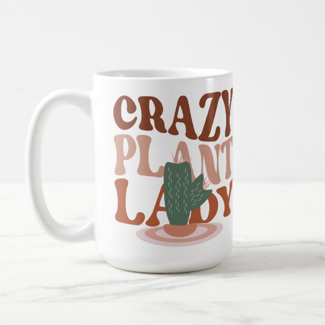 Caneca De Café Cactos de Plantas Fofas Plantas de Interior (Esquerda)