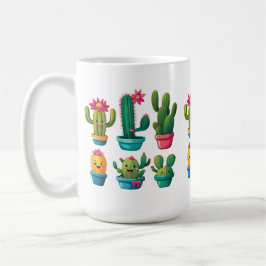 Caneca De Café Cactus Cute