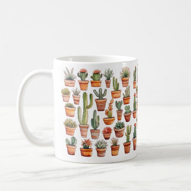 Caneca De Café Cactus em impermeáveis (Esquerda)