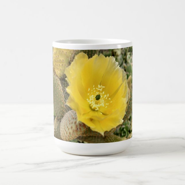 Caneca De Café Cactus Flower Close Up Flower Collection (Coleção  (Centro)
