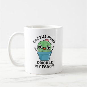 Caneca De Café Cactus Puns Pickles Meu Rico Plantas Engraçadas