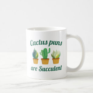 Caneca De Café Cactus Puns São Bem-Sucultos