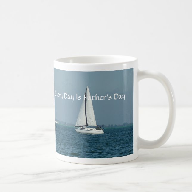 Caneca De Café Cada dia é dia dos pais, navegando (Direita)