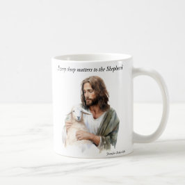 Caneca De Café Cada ovelha importa para o pastor
