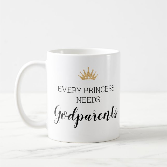 Caneca De Café Cada Princesa Precisa De Padrões Com Imagem (Esquerda)