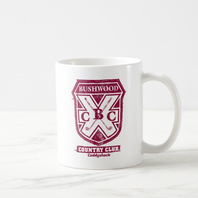 Caneca De Café Caddyshack | Bushwood Country Club Crest (Direita)