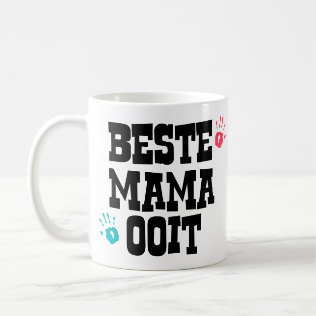 Caneca De Café Cadeau mok voor mama met eigen foto (Esquerda)