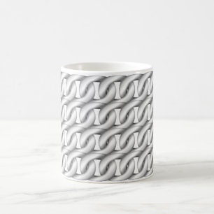 Caneca De Café Cadeias de café branco