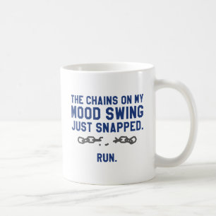 Caneca De Café Cadeias de Swing de Humor
