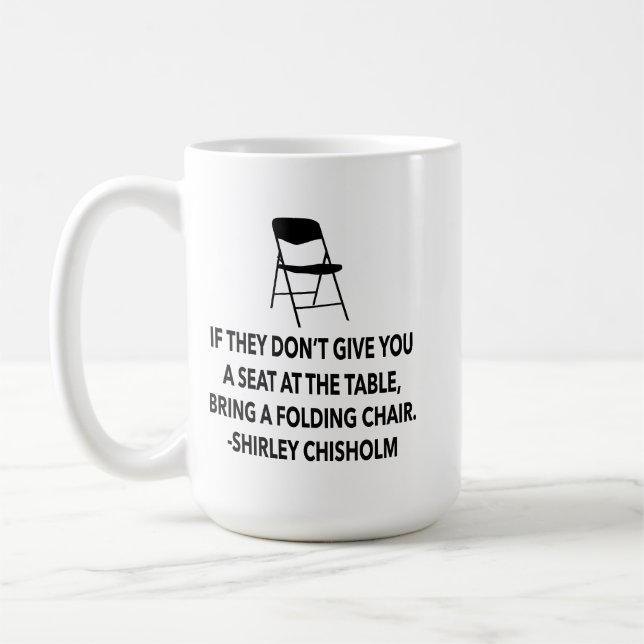 Caneca De Café cadeira à mesa cadeira IGUALDADE AGORA  (Esquerda)