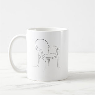 Caneca De Café Cadeira de Apoio - Presente Significativo para a M