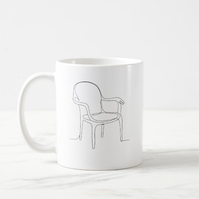 Caneca De Café Cadeira de Apoio - Presente Significativo para a M (Esquerda)