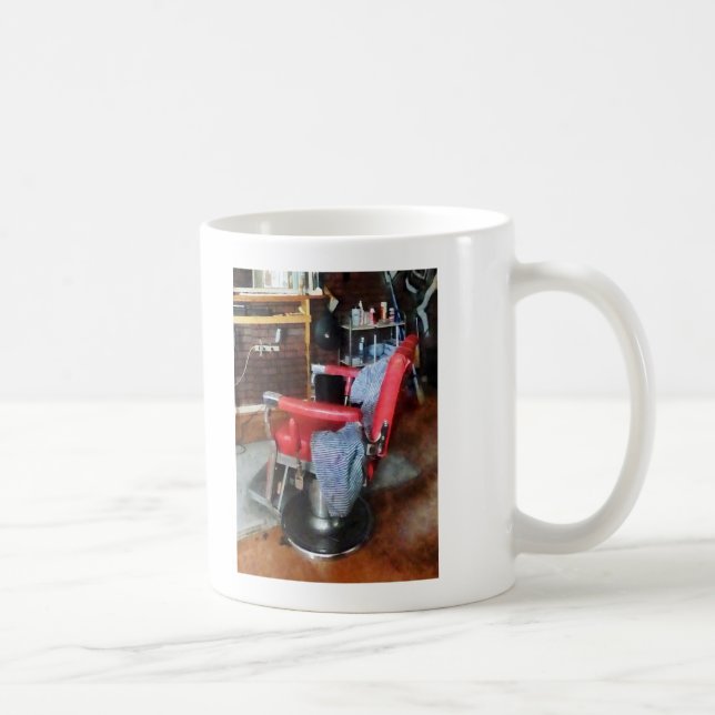 Caneca De Café Cadeira Red Barber (Direita)
