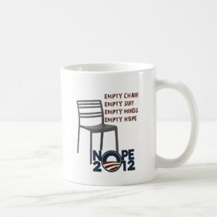 Caneca De Café Cadeira vazia, Obama vazio